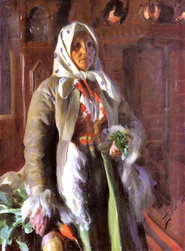 Anders Zorn Portrait of Mona